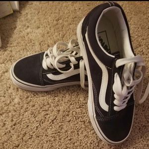 Navy Blue Vans kids size 3.5